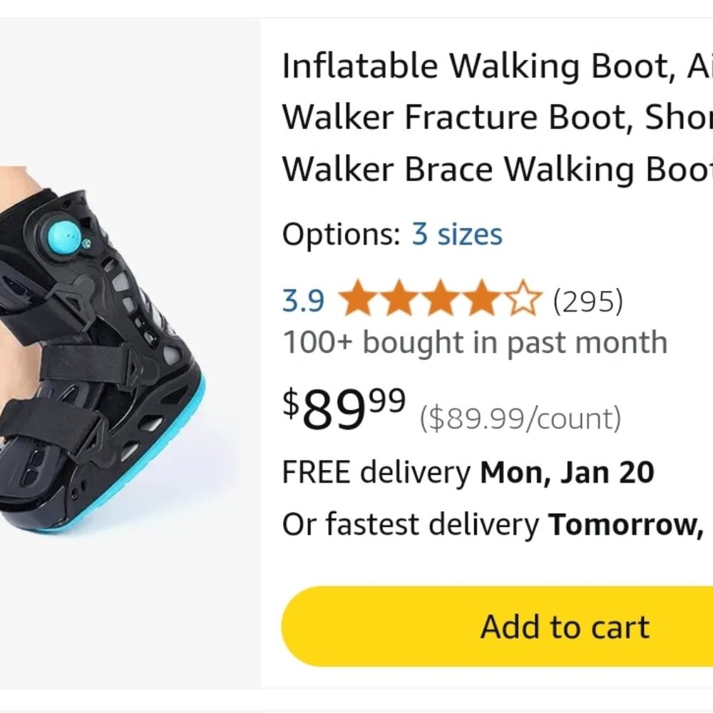 BRAND NEW Inflatable Walking Boot